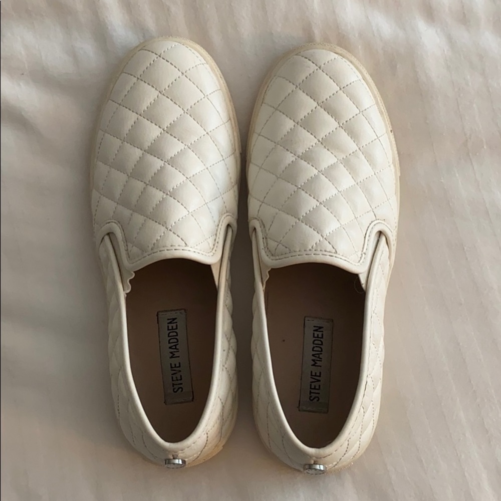 White Steve Madden shoes